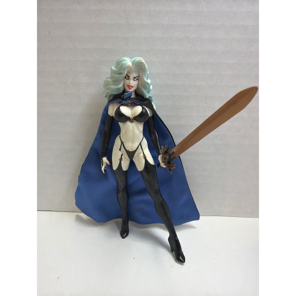 Brian Pulido's Collectibles Lady Death Action Figure Chaos Comics Sword Cape 6in